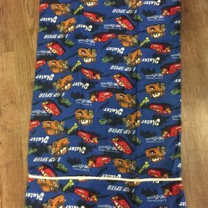 Cars corded standard size pillowcases.